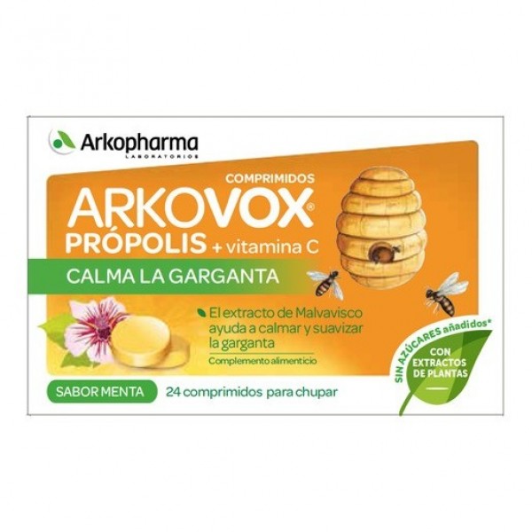 Arkovox Propolis Vitamina C Sabor Miel y Limon 2
