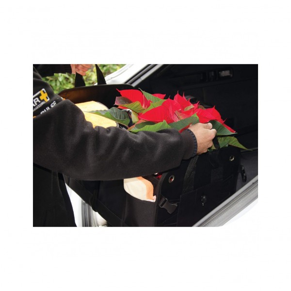 Organizador de maletero de coche.