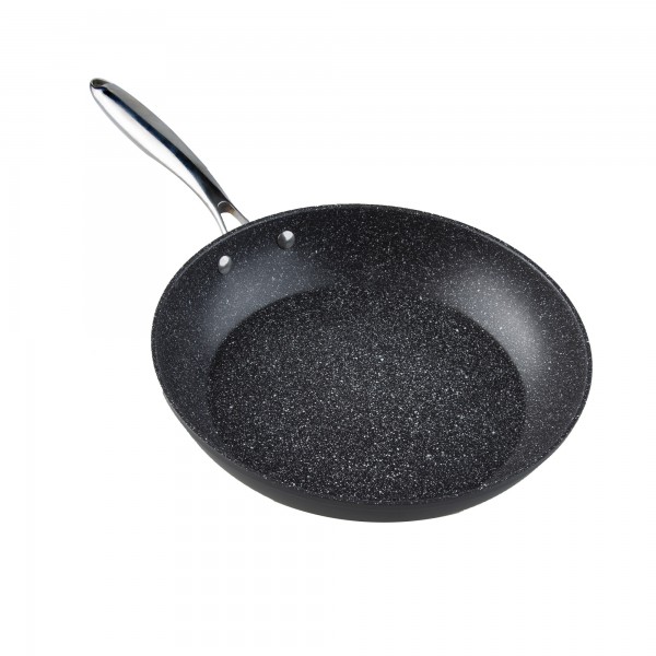 Sarten al.f. m/inox. piedra 24 cm. (caja de 2 unidades)