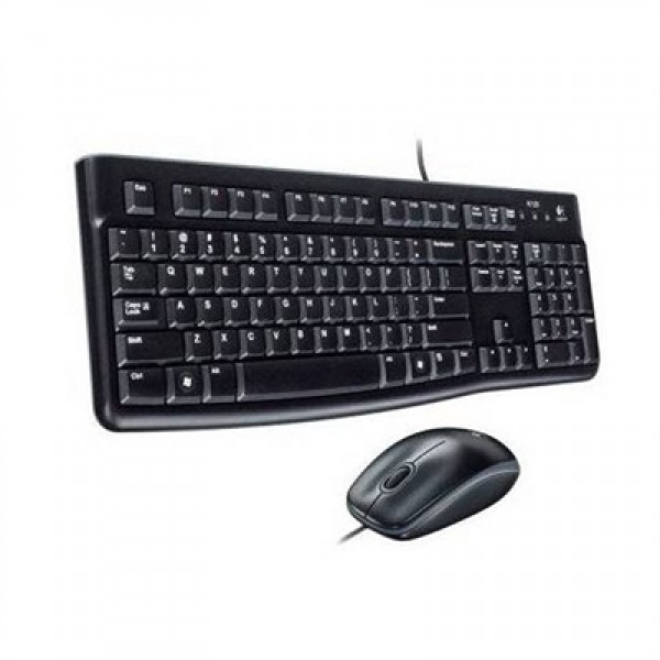 Logitech mk120 teclado + ratón óptico 1000dpi usb