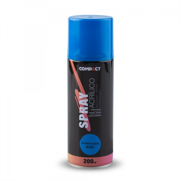 Pintura spray fluoresc.200ml.azul