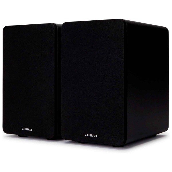 Aiwa sp-a100 black / altavoces hifi pasivos de estantería