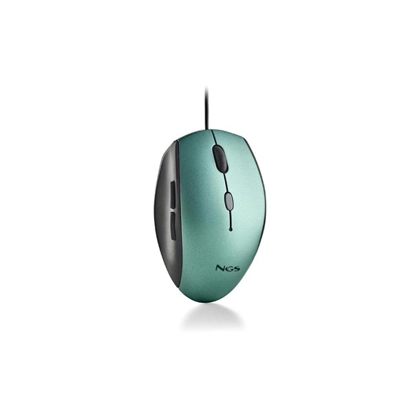 Ngs wired ergo silent mouse + usb type c adapt ice
