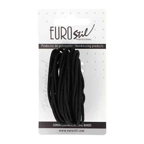 Eurostil negro negro gomas elasticas 1un