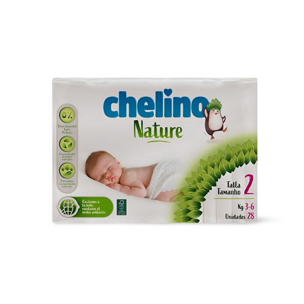 Chelino Nature Talla 2 36 Kg 28 Uds