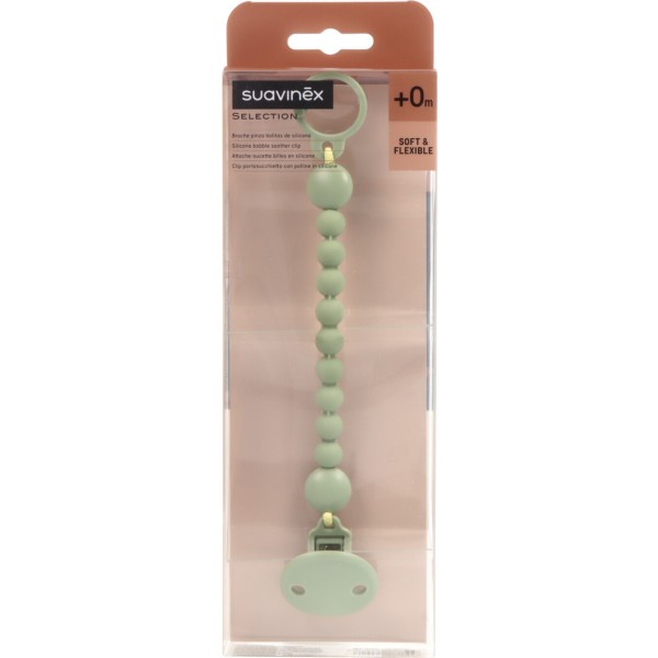 Broche Bolitas Silicona Suavinex 1 Unidad