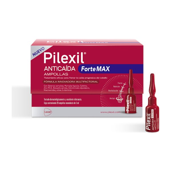 Pilexil Anticaida Forte Max Ampollas 20 Ampollas