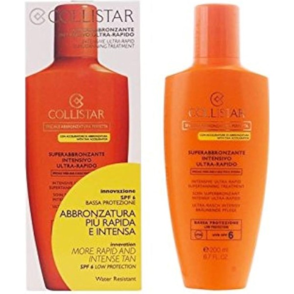 Collistar ultra-fast intensive bronzing cream spf6 200ml
