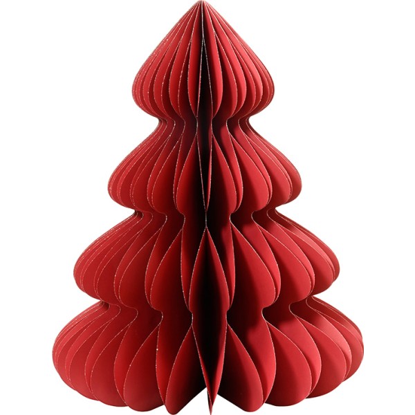 árbol de papel rojo ø72 x 90 cm