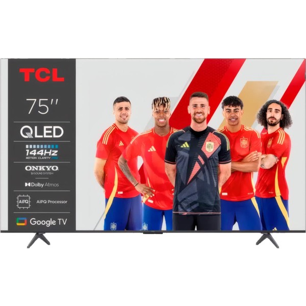 Tcl 75p8k / televisor smart tv 75" qled uhd 4k / hdr 144 hz