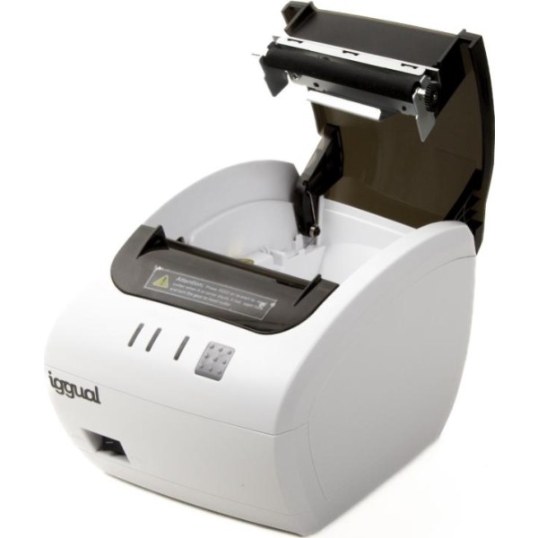 Iggual impresora térmica tp easy 80w usb+rj11 blan