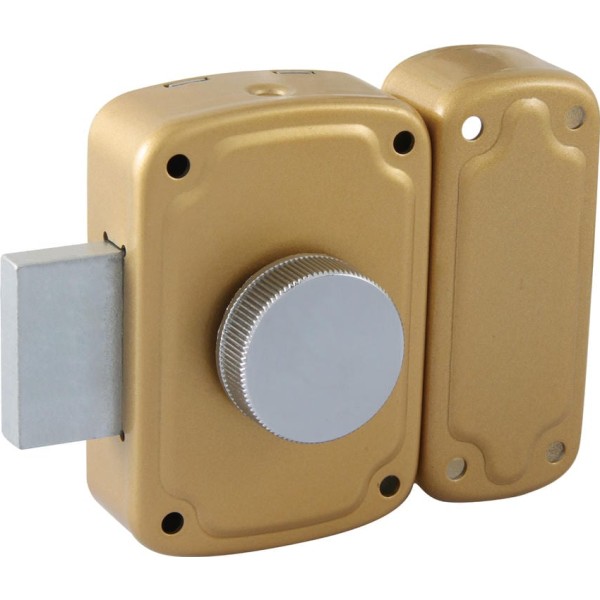 Cerradura t/ucem beige 25x50mm.pom.seg.