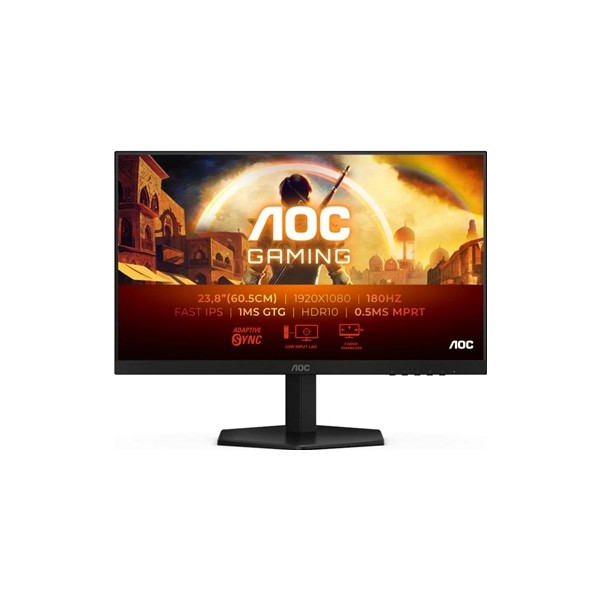 Aoc 24g42e monitor 23.8"ips fhd 180hz 1ms hdmi dp