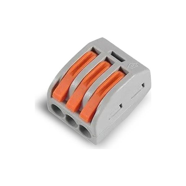 Conector rapido 3tomas 0,5-2,5mm
