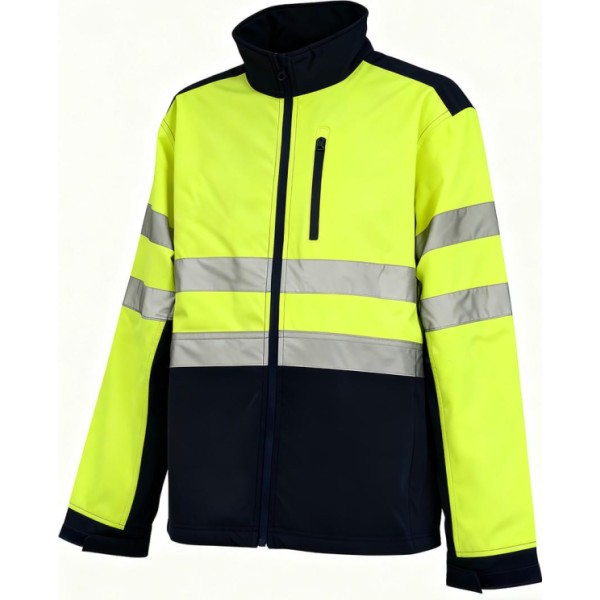 Cazadora reflectante softshell t. l