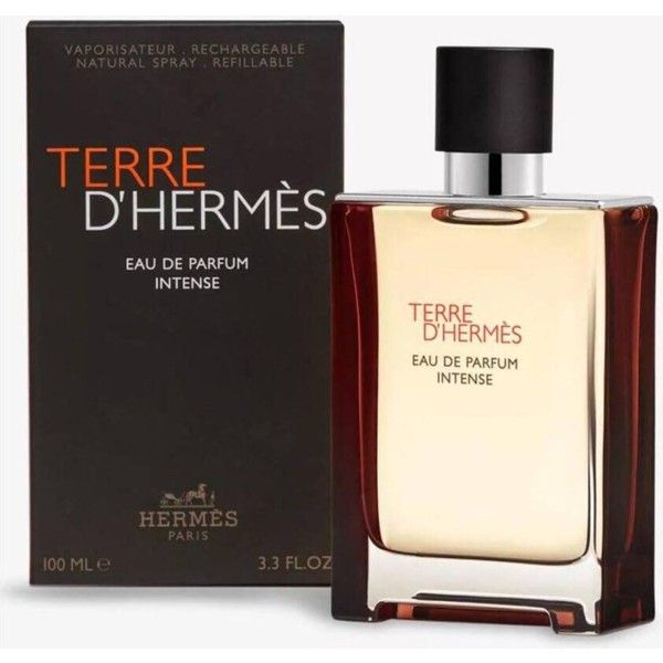 Hermes paris terre d'hermes eau de parfum intense rechargable 100ml vaporizador