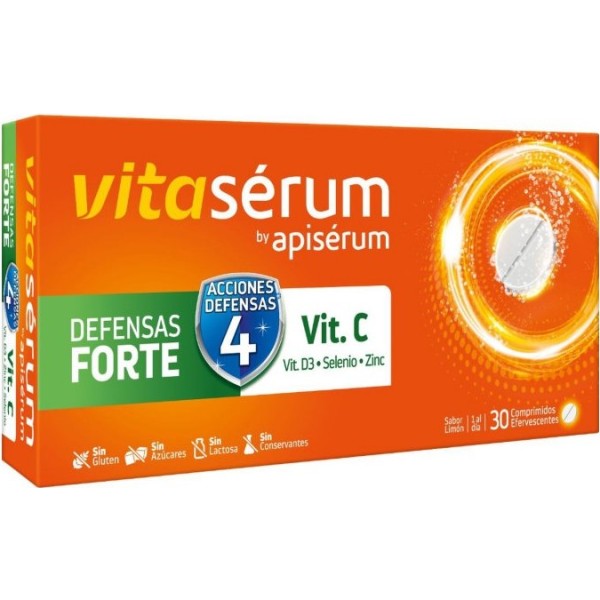 Vitaserum By Apiserum Defensas Forte 30 Comprimi