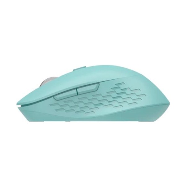 Nilox ratón dual wireless 1600dpi silen. cyan