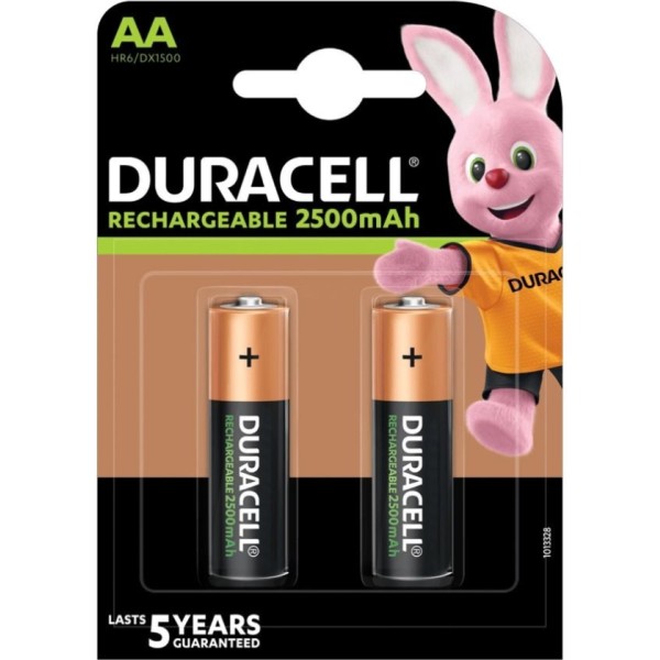 Pila duracell recarg. hr06 2500mah. bl.2