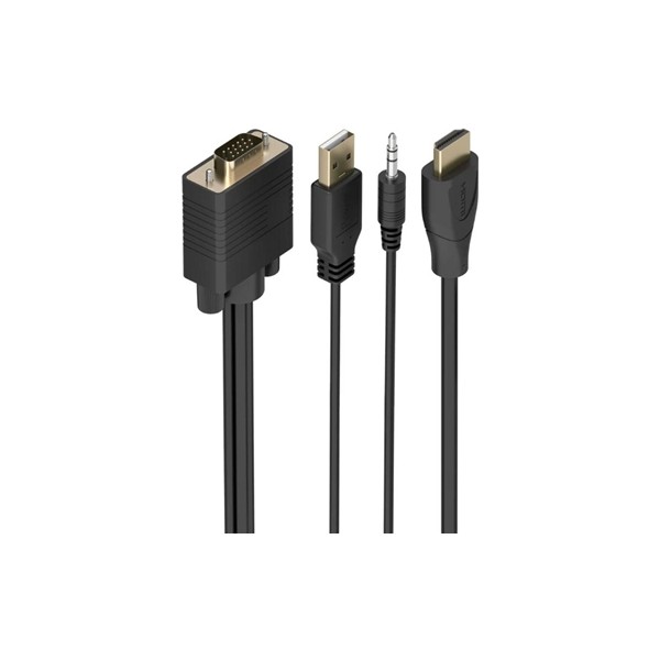 Aisens cable conversor hdmi a svga y audio 2m